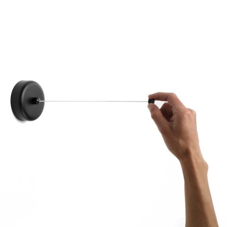 Wall dryer for tundra linen, nylon exhaust cable 2.8 m. Up to 3 kg, black color-8