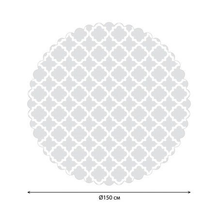 The tablecloth “Simple ornament”, round, Saten, d = 150 cm-1