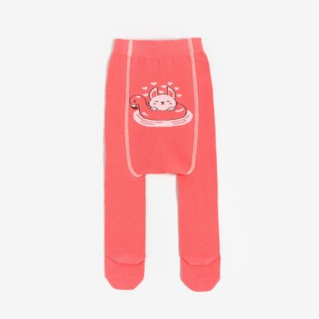 Pantyhose children, coral color, height 62-68