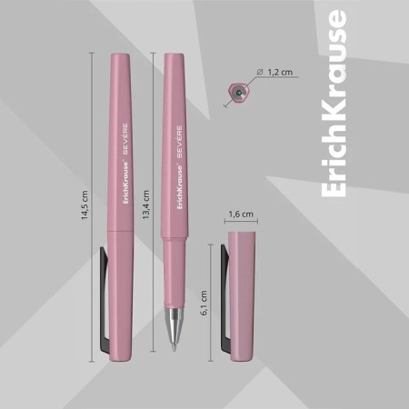 Ballic handle, Erichkrause, Severe Stick Manga Node 0.7 mm, Super Glide Technology, Blue-13