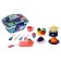 A set of products "Vegetables and fruits" with accessories in a basket, mix