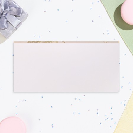 Money envelope "Thank you!" Golden, soft-tach, embossing, 19 x 9 cm-2