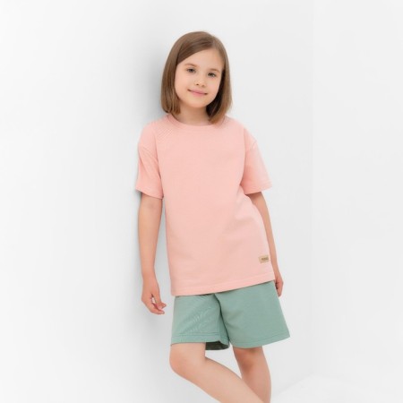 Kids (T -shirt, shorts) minku beige color/ olive, height 98 cm-14