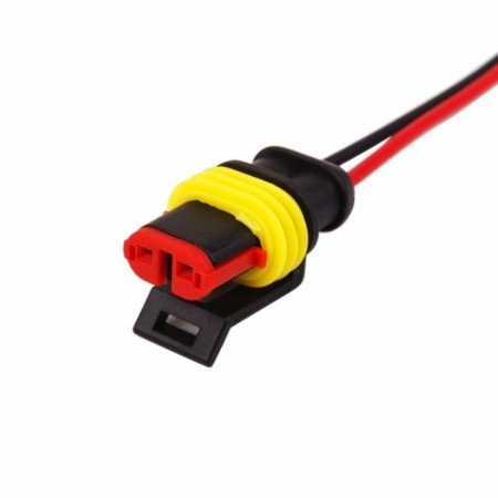 REXANT Automobile connector, plug with a wire 20 cm, DJ7021-1.5-21