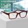 Ready glasses GA0602 (color: C2 leopard; diopter: + 3.5; tint: no)