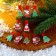Set of decorative clothespins "Santa Claus and Christmas trees" set 10 pcs.