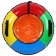 Winter Star Tubing Water Winter Star, Czech Diameter 90 cm, Mix color