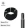 Rubber oligating rubber, 16 mm, 25 m, reinforced, black, "Volzhsky"