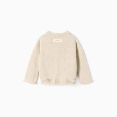 Cardigan Knitted baby I, r.80-86, beige-3