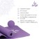 Sangh yoga rug, 183 × 61 × 1 cm, purple color