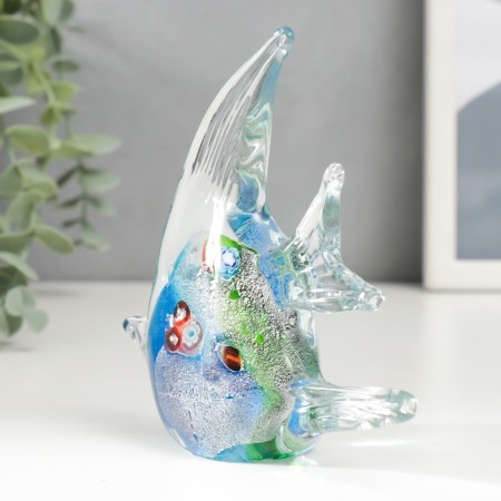 Souvenir glass "Multicolor fish" for Murano glass MIX 3x11x10 cm-1
