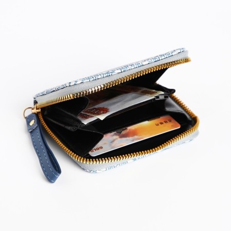 Children's wallet with lightning, blue color-3