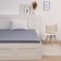 Knitted sheet on an elastic band 120x200x20cm Gray Cullar, 120g/m HL100%