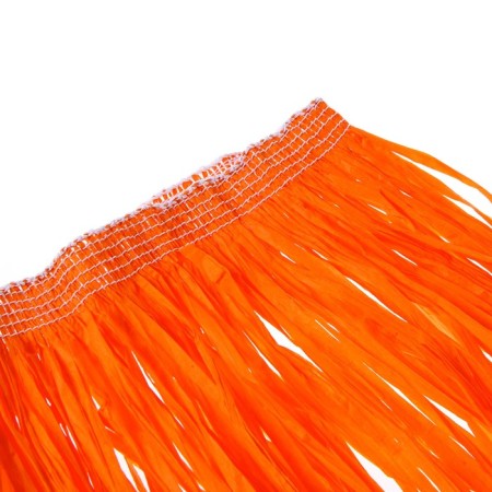 Hawaiian skirt, 80 cm, orange color-2