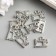 Decor for creativity Metal "Sewing machine" silver 1.5x1.9 cm