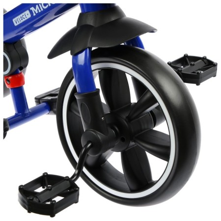 Three-wheeled bicycle Micio Velocet +, Wheels EVA 10 "/8", Dark blue color-6
