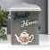 Keywood tree 2 hook "Seaps Flower - Sweet Home" 20.5x6x15 cm