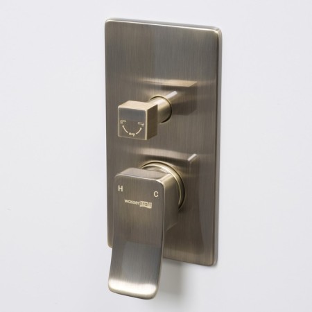 Shower mixer Wasserkraft Exter 1641, single -leaf, without watering can, without spout, bronze-2