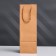 A package for a bottle with a plastic window 12.5 × 8.5 × 36 cm, craft