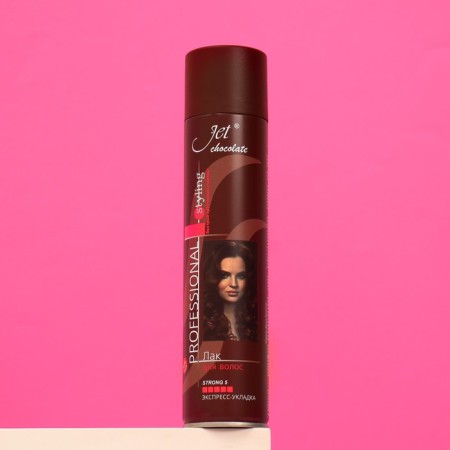 Hair varnish Jet Chocolate Strong Maxi "Extra Strong Fixation", 300 ml