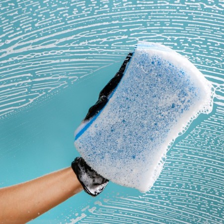 Car sponge Torso foam with porous layer 195x120x70 mm-11