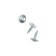 Self-tapping screws with a press shame, 4.2x13 mm, galvanized, 200 pcs.