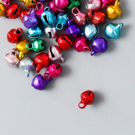 Set of decor for creativity "Color bells" d = 0.6 cm set 50pcs-2