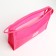 Lightning cosmetic bag, raspberry color