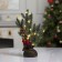 LED figure “Christmas tree with berries and cones”, 11.5 × 27 × 7.5 cm, plastic, batteries CR2032x2, glow warm white