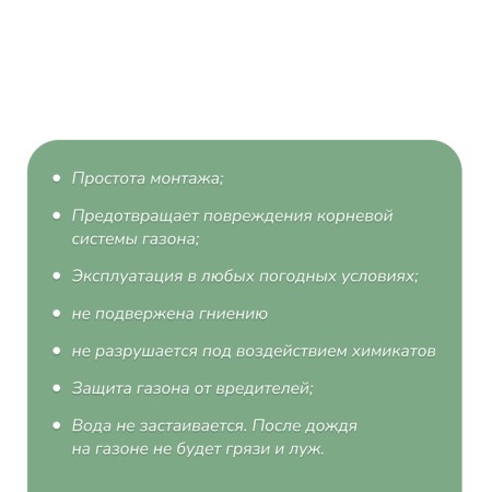 Решётка газонная, 33 × 33 × 5 см, чёрная-3