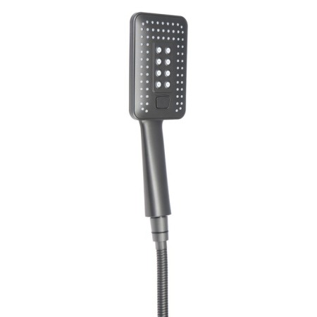 ACCOONA A71127AT bath mixer, single -leaf, pour 300 mm, shower set, black-5