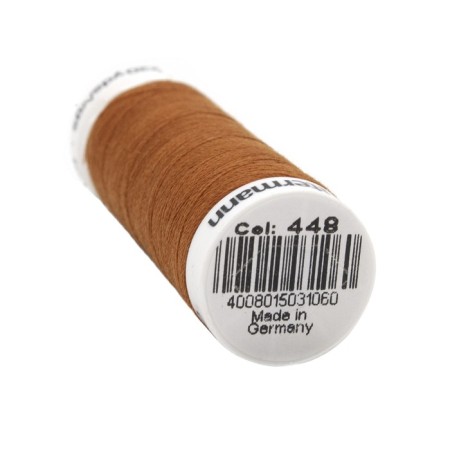 SEW-HALL thread for all materials, 200 m, 748277 (448 chocolate security)-1