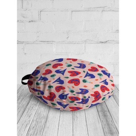 Pillow Sidushka "Magic Subject", decorative, D = 52 cm-1