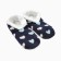 Noski shortened non-circulating with fur, the color of dark blue/hearts, size 36-40