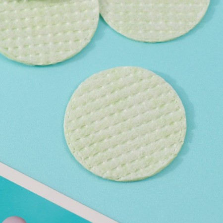 Green cotton pads 120 pcs in the p/e package-1