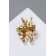 Brooch "King tooth", colored in gold