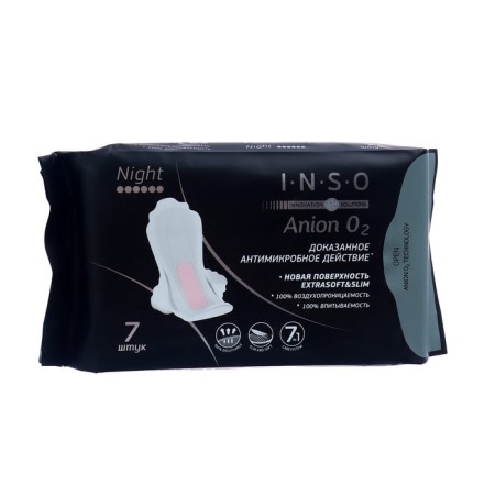 Hygienic gaskets Inso Anion O2 Night, 7 pcs.