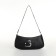 Bag Women's Baget with a zipper, black color