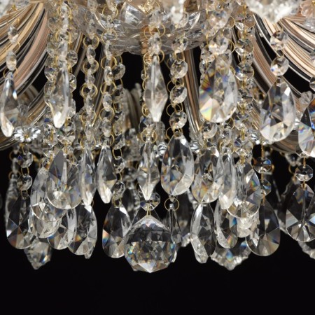 Louise chandelier 10x60W E14 gold-4