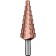 Drill step "bison" 29672-6-20-8_z01, d 6-20 mm, 8 steps, trihedral shank