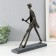 Polystone souvenir "A man with an umbrella. On a date" for metal 31.7x12x34.4 cm