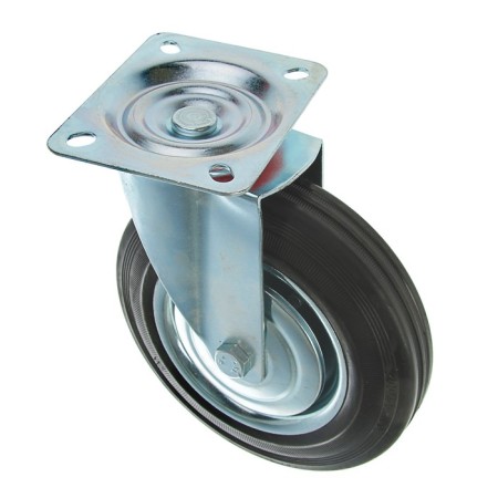 Wheel for transport carts, d = 200 mm, on the site
