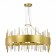 Suspended chandelier ST LUCE. SL1633.203.16. Olvera. 16x40 watts, E14, 80x80x37 cm, matte gold color