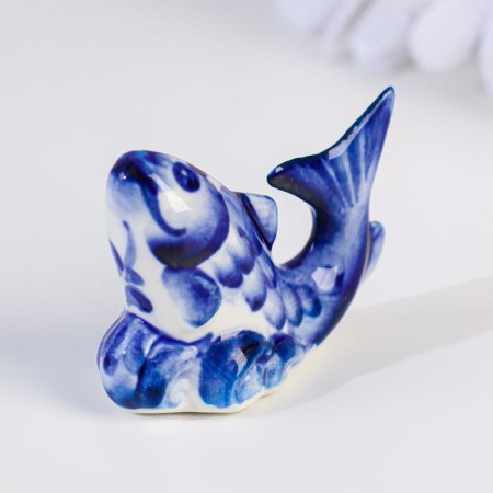 Souvenir "Gorbush Fish", Gzhel-1