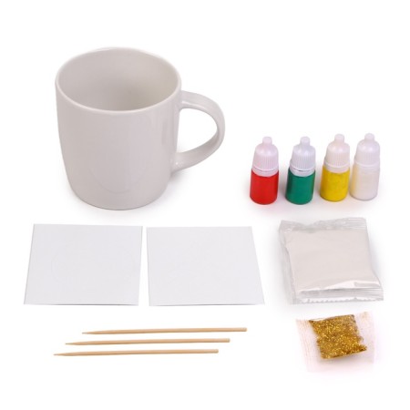 New Year's set for creativity. Drawing on the water: Ebra “Create your mug”, Christmas tree, New Year-2