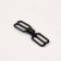 Step-cutter regulator, metal, 1 cm, black color