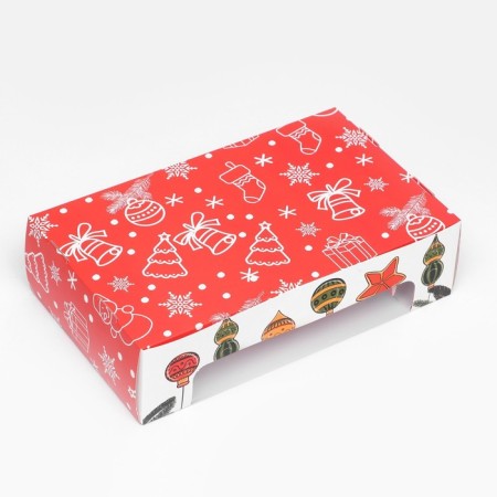 The box is folding, under 5 eclairs "festive mood", 25.2 x 15 x 6.6 cm-8