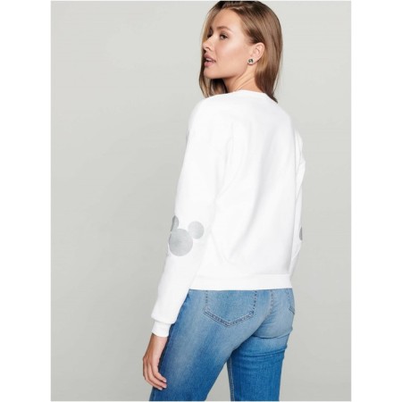 Female sweatshirt CONTE ELEGANT, XS size, White-Silver color-1