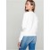 Female sweatshirt CONTE ELEGANT, XS size, White-Silver color