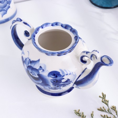 Kettle "Spring", 14 x 20 cm, gzhel-4